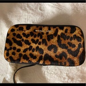 Michael Kors Haircalf Belt Bag with Chain Strap Size S/M NWT